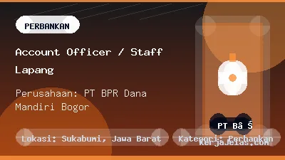 Thumbnail share Account Officer / Staff Lapang