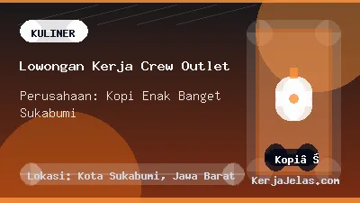 Thumbnail share Lowongan Kerja Crew Outlet