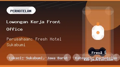 Thumbnail share Lowongan Kerja Front Office