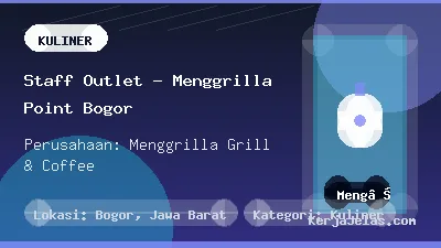 Thumbnail share Staff Outlet - Menggrilla Point Bogor