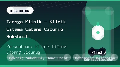 Thumbnail share Tenaga Klinik - Klinik Citama Cabang Cicurug Sukabumi